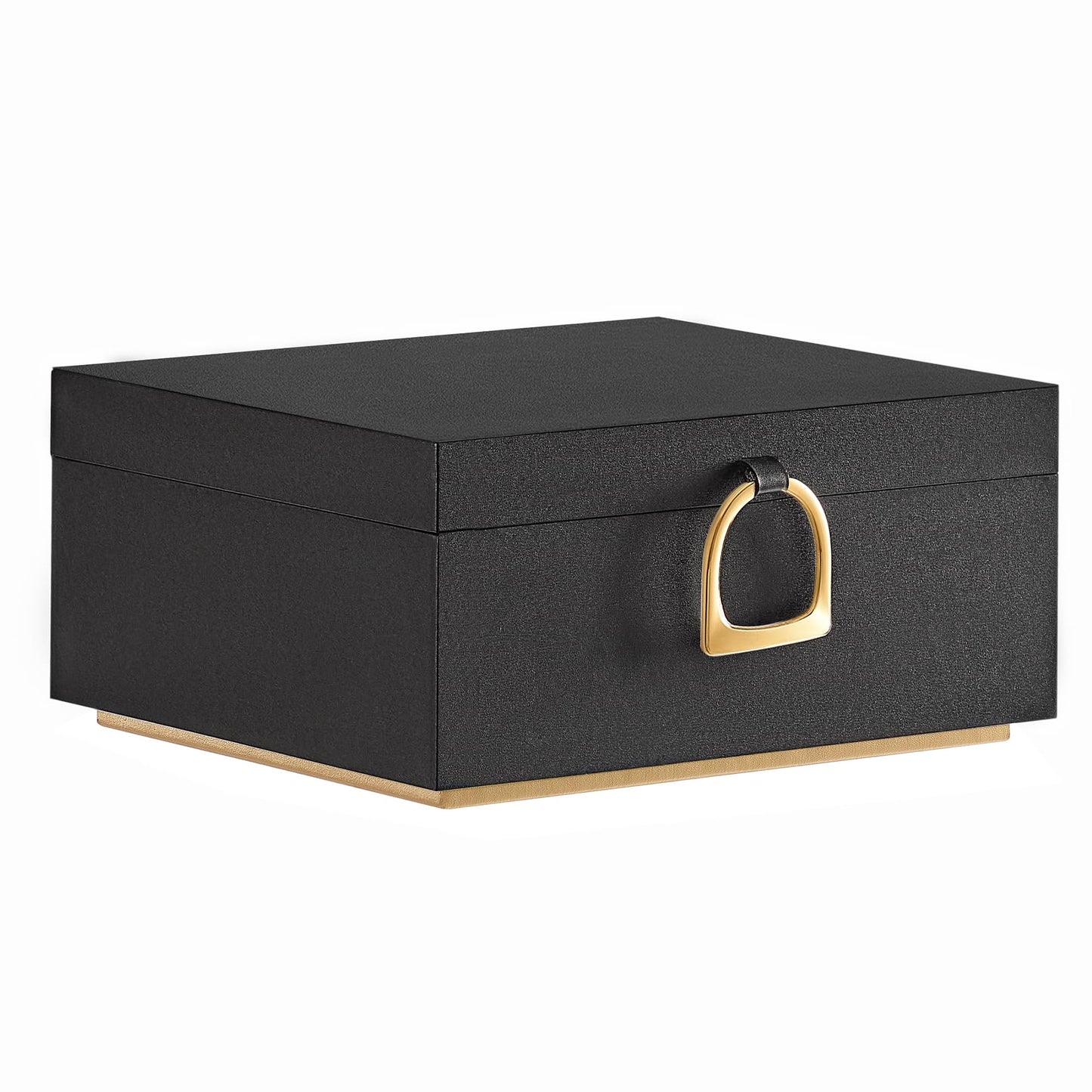 SONGMICS 2-Layer Jewelry Box, Jewelry Organizer with Handle, Removable Jewelry Tray, Jewelry Storage, Floating Effect, 8.1 x 9.4 x 4.3 Inches, Christmas Gift, Forest Green UJBC165C01